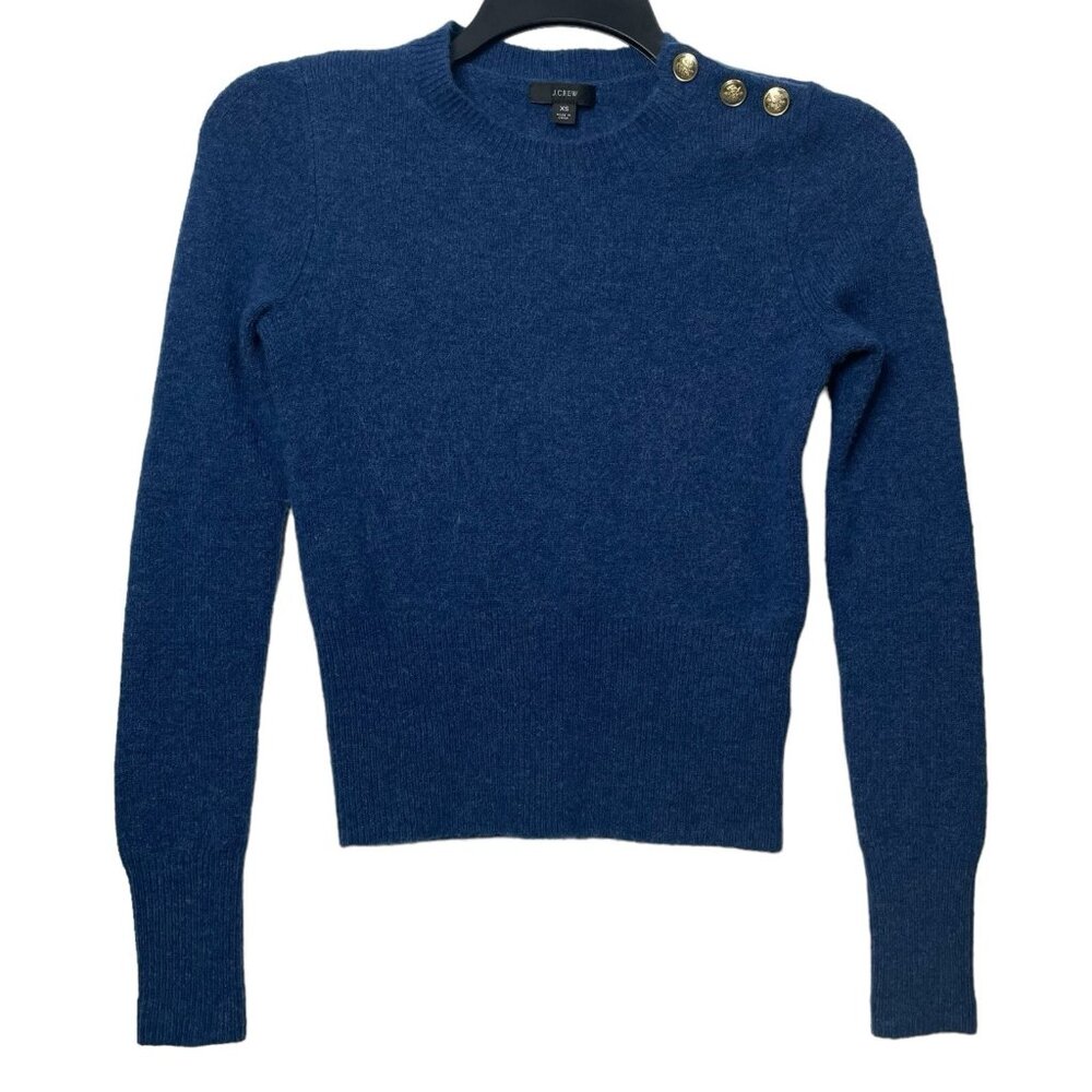 J.Crew Sweater XS Crewneck Long Sleeve Wool Acrylic Blend Womens AU196